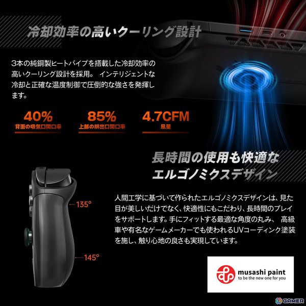 AMD Ryzen AI 9 シリーズと7インチOLEDディスプレイを搭載したポータブルゲーミングPC「OneXFly F1 Pro 国内正規版」が2025年1月10日に発売！の画像10