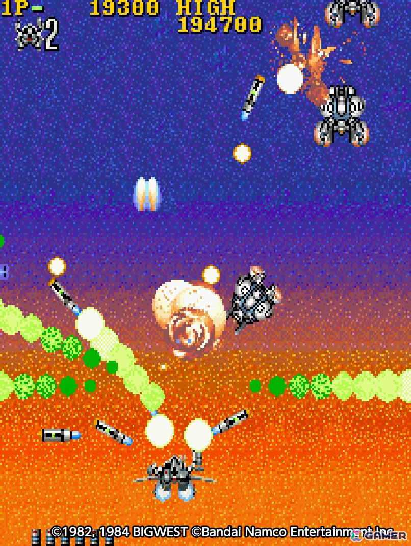 「アーケードアーカイブス 超時空要塞マクロス」は12月26日にPS4/Switchで配信！2人同時プレイも楽しめる縦スクロール型STGの画像3