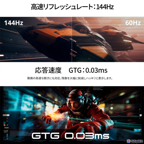 JAPANNEXT、144Hz対応の49インチ量子ドット有機ELパネルを搭載する32:9 DWQHDウルトラワイド湾曲ゲーミングモニターを発売！の画像7