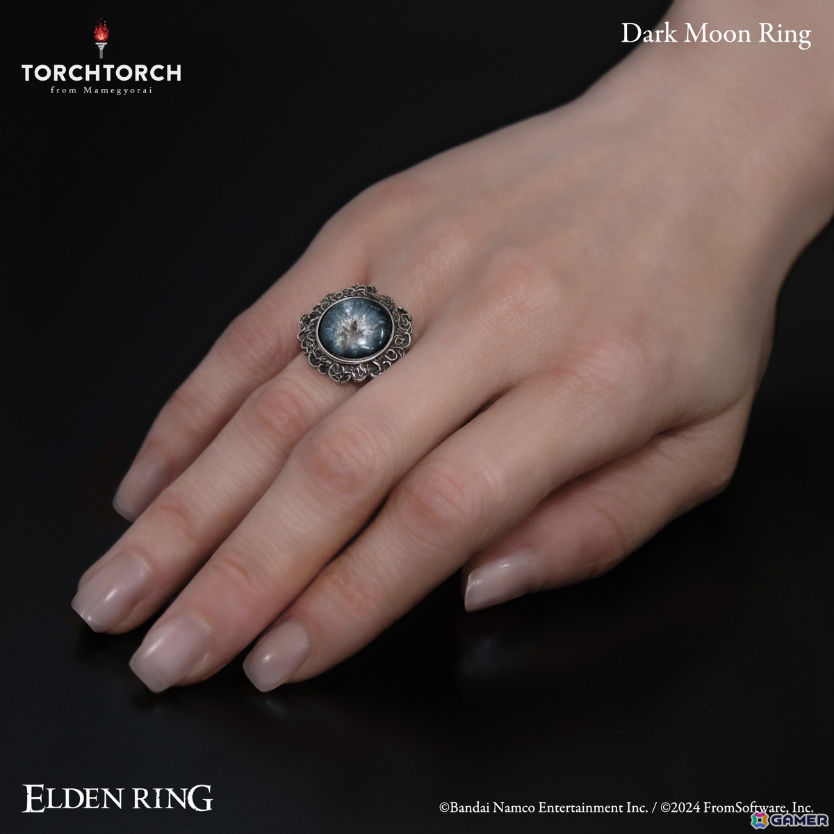「ELDEN RING」より“魔女ラニ”にまつわる「暗月の指輪」がアクセサリーとして商品化！プレイ中には見られない裏側やアーム部分まで徹底再現の画像6