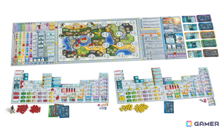 ボードゲーム「シヴォリューション」日本語版が発売!4つの時代にわたって自らの文明を発展させるプレイ時間90~180分の“重量級”ボドゲの画像