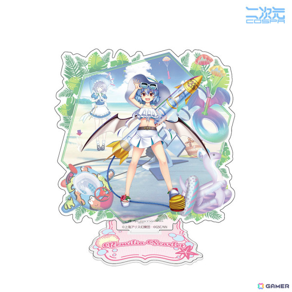 「東方LostWord」水着姿の霊夢や魔理沙たちがアクリルスタンドとなって二次元コスパより登場！の画像6