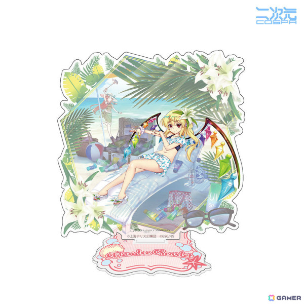 東方LostWord」水着姿の霊夢や魔理沙たちがアクリルスタンドとなって二