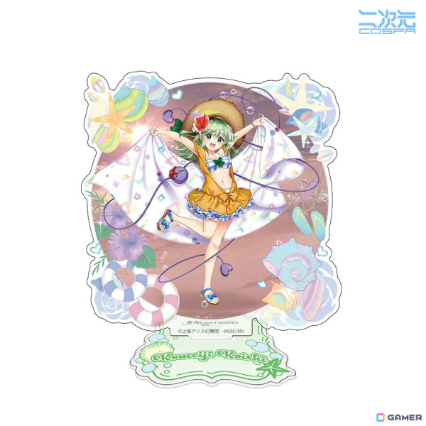 「東方LostWord」水着姿の霊夢や魔理沙たちがアクリルスタンドとなって二次元コスパより登場！の画像8