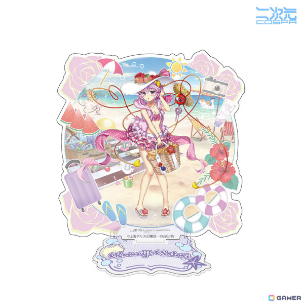 「東方LostWord」水着姿の霊夢や魔理沙たちがアクリルスタンドとなって二次元コスパより登場！の画像9