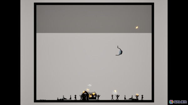降り注ぐ火の玉から村を守る“火の玉キャッチゲーム”「Just Catch Fireballs」が配信!Steamにて120円で販売中の画像