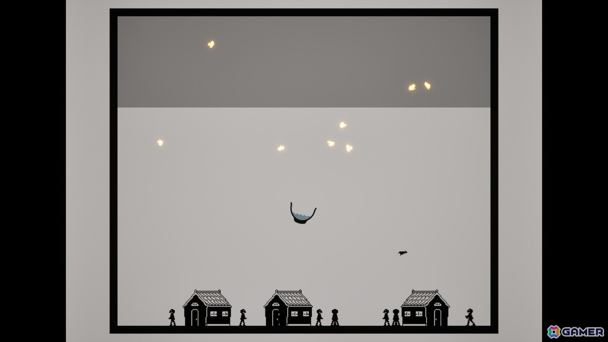 降り注ぐ火の玉から村を守る“火の玉キャッチゲーム”「Just Catch Fireballs」が配信！Steamにて120円で販売中の画像2
