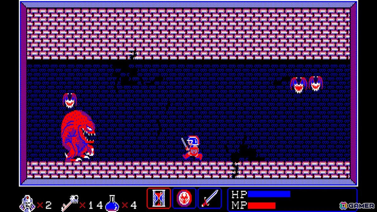 体当たりやジャンプを駆使するサイドビューのアクションRPG「EGGコンソール バビロン PC-8801mkIISR」がSwitchで配信！の画像2