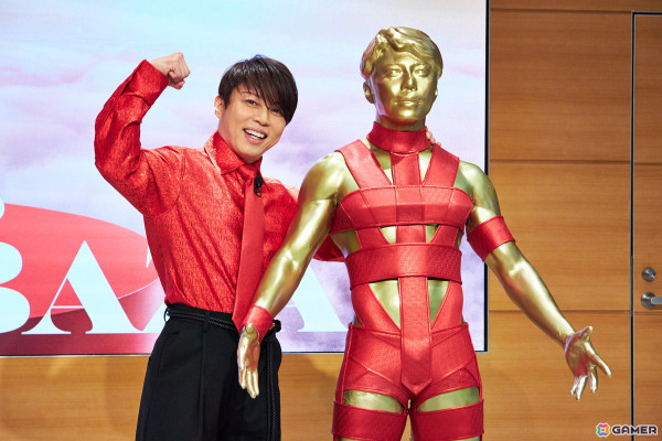 西川貴教さんが登壇したパルコグランバザールとのコラボ発表会レポートが公開！HOT LIMITスーツを着用したマネキンの除幕式やオリジナルゲームのプレイもの画像10