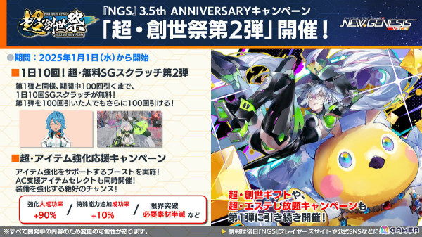 「PSO2 ニュージェネシス」×アニメ「とある魔術の禁書目録III」のコラボが開催決定！フリーレンコラボの続報や2025年のロードマップもの画像2