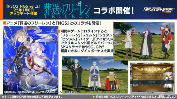 「PSO2 ニュージェネシス」×アニメ「とある魔術の禁書目録III」のコラボが開催決定！フリーレンコラボの続報や2025年のロードマップもの画像7