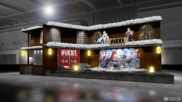 「勝利の女神：NIKKE」巨大な「雪見温泉」ブースがコミックマーケット105に登場！会場限定グッズなど物販情報も公開の画像2