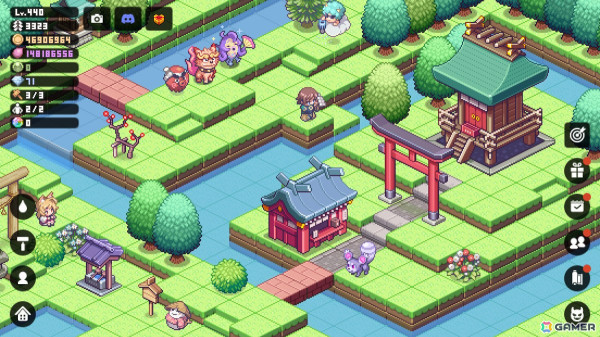 神社再建を目指すタクティクスRPG「ケモミミヤシロ」がスマホ向けに配信!放置プレイでも育成できる遊びやすさも魅力の画像