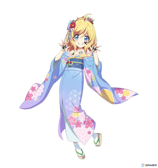 「邪神ちゃんドロップキック ケイオス」イベント「新春！羽根つき大勝負！」が開催！振袖衣装の邪神ちゃん、ゆりね、メデューサが登場の画像2