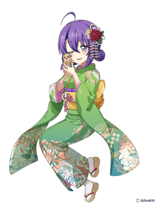 「邪神ちゃんドロップキック ケイオス」イベント「新春！羽根つき大勝負！」が開催！振袖衣装の邪神ちゃん、ゆりね、メデューサが登場の画像4