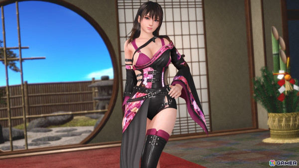「DEAD OR ALIVE XVV」和風ながらもスタイリッシュでモダンなデザインの新SSR水着「紫電清霜」が登場！の画像11