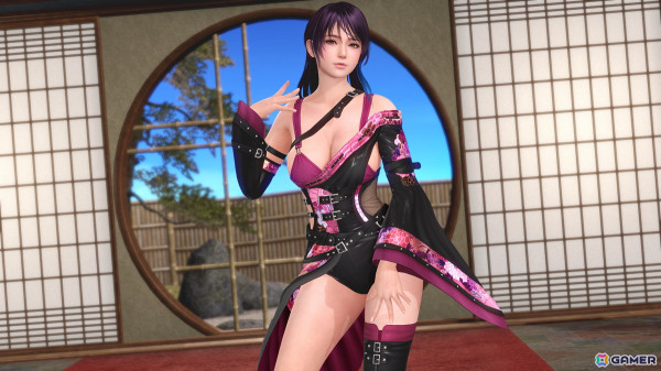 「DEAD OR ALIVE XVV」和風ながらもスタイリッシュでモダンなデザインの新SSR水着「紫電清霜」が登場！の画像12