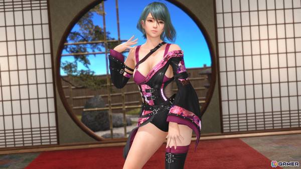「DEAD OR ALIVE XVV」和風ながらもスタイリッシュでモダンなデザインの新SSR水着「紫電清霜」が登場！の画像9