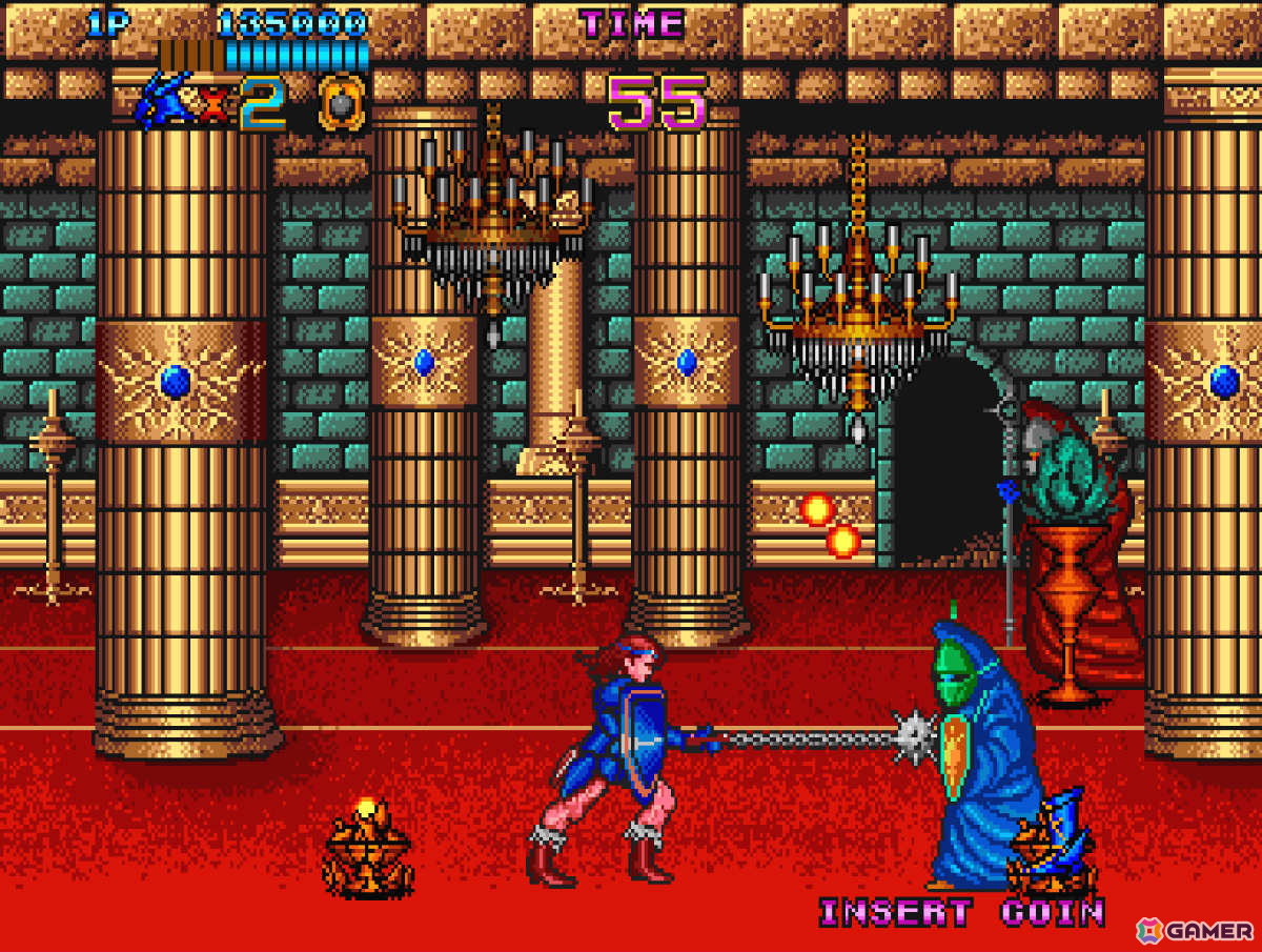 ドラゴンにさらわれた姫を救うアクションゲーム「アーケードアーカイブス キャッスル・オブ・ドラゴン」が1月2日に配信！の画像1