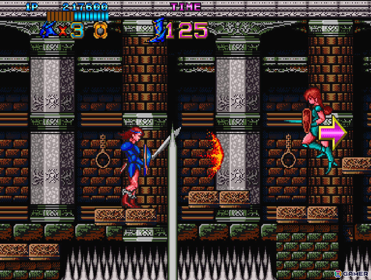 ドラゴンにさらわれた姫を救うアクションゲーム「アーケードアーカイブス キャッスル・オブ・ドラゴン」が1月2日に配信！の画像2