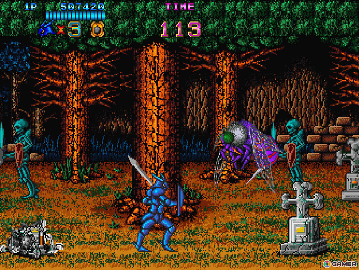 ドラゴンにさらわれた姫を救うアクションゲーム「アーケードアーカイブス キャッスル・オブ・ドラゴン」が1月2日に配信！の画像3