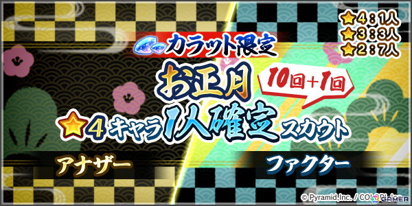 「アリス・ギア・アイギス」最大55回分の無料スカウトや★4キャラ確定スカウトなどの「お正月アップデート」が開催中！の画像3