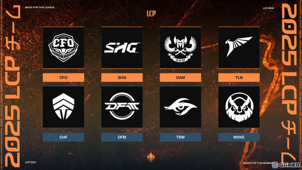 「リーグ・オブ・レジェンド」新リーグ「League of Legends Championship Pacific 2025」最初のスプリット「LCP Season Kickoff」が1月17日に開幕！の画像1
