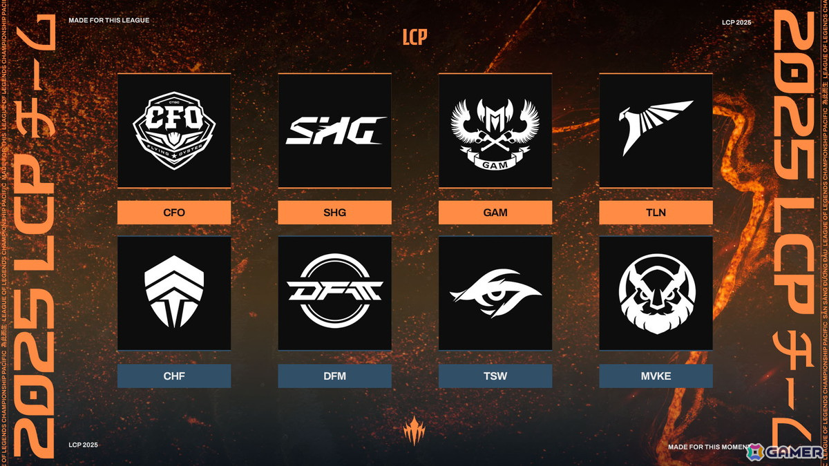 「リーグ・オブ・レジェンド」新リーグ「League of Legends Championship Pacific 2025」最初のスプリット「LCP Season Kickoff」が1月17日に開幕！の画像1