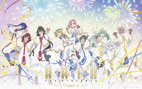 アニメ「ARIA」シリーズ放送20周年公式オーケストラコンサート「ARIA The SINFONIA ~Viaggio 2~」のキービジュアルが公開!