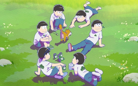アニメ「おそ松さん」第4期が2025年7月に放送決定!半袖の6つ子たちが描かれたティザービジュアルも公開