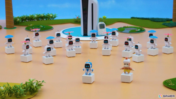 「アストロボット」と「toio」によるコラボ映像が公開！ペーパークラフトとロボットが新年のダンスを披露の画像3