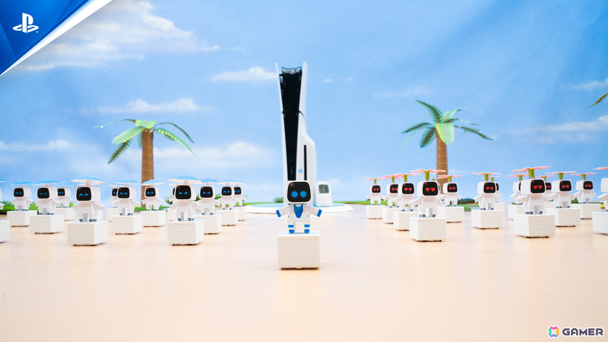 「アストロボット」と「toio」によるコラボ映像が公開！ペーパークラフトとロボットが新年のダンスを披露の画像1