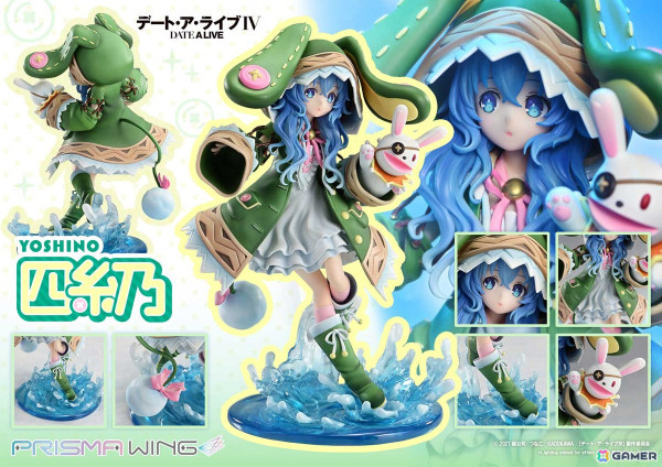 アニメ「デート・ア・ライブ」より四糸乃がPRISMA WINGの1/7スケール完成品フィギュアで登場！左手のよしのんもしっかり再現の画像11