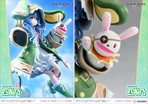 アニメ「デート・ア・ライブ」より四糸乃がPRISMA WINGの1/7スケール完成品フィギュアで登場！左手のよしのんもしっかり再現の画像8