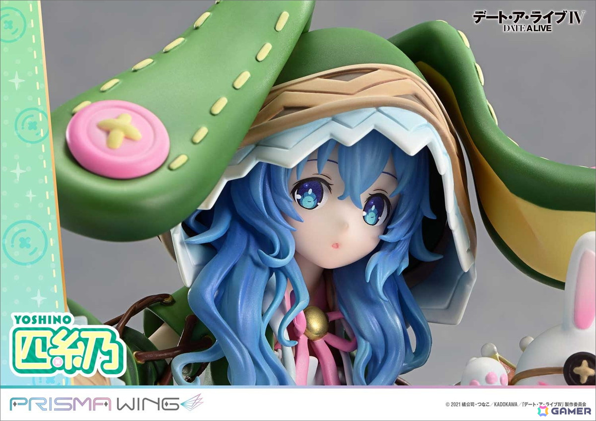 アニメ「デート・ア・ライブ」より四糸乃がPRISMA WINGの1/7スケール完成品フィギュアで登場!左手のよしのんもしっかり再現の画像