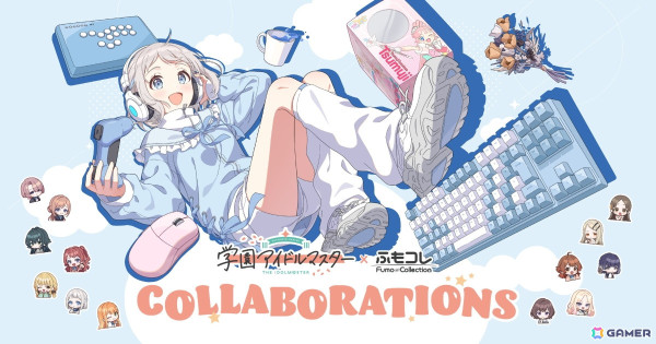 ふもコレ × 学園アイドルマスター　ゲーミングマウスパッド B 学マス リーリヤ ふもコレ × 学園アイドルマスター ゲーミングマウスパッド B 学