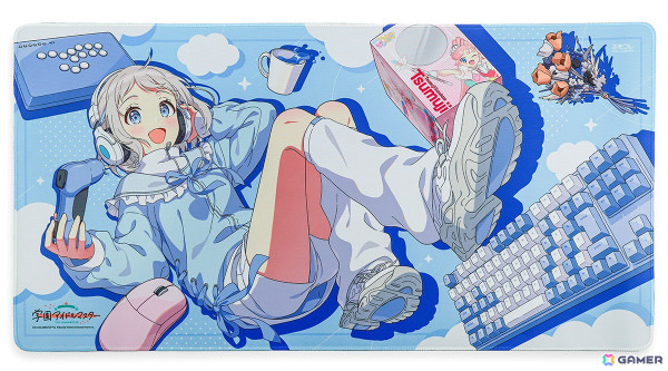 「学マス」とふもコレのコラボグッズが予約販売スタート！ゲーミングキーボードやリーリヤの描き下ろしイラストを使用した特大マウスパッドもの画像8