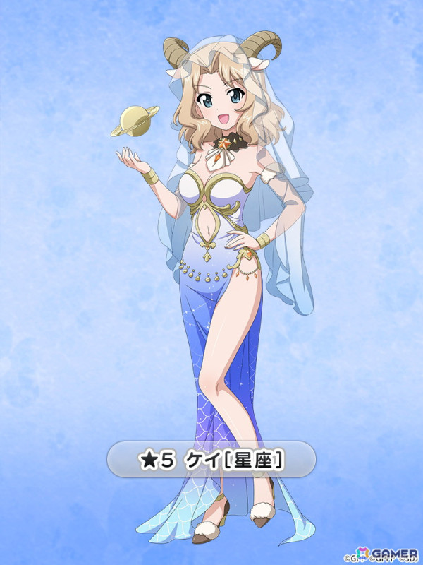 「ガールズ＆パンツァー 戦車道大作戦！」にやぎ座がモチーフになった星座衣装のケイが登場！の画像2