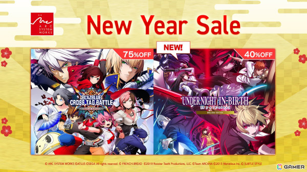 「Under Night In-Birth II Sys:Celes Deluxe Edition」が初セールで40％OFF！アークシステムワークス「New Year Sale」が開催中の画像1