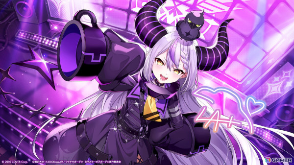 「カゲマス」にホロライブ所属のラプラス・ダークネスさんが登場！ピックアップガチャや登場記念キャンペーンも開催の画像2