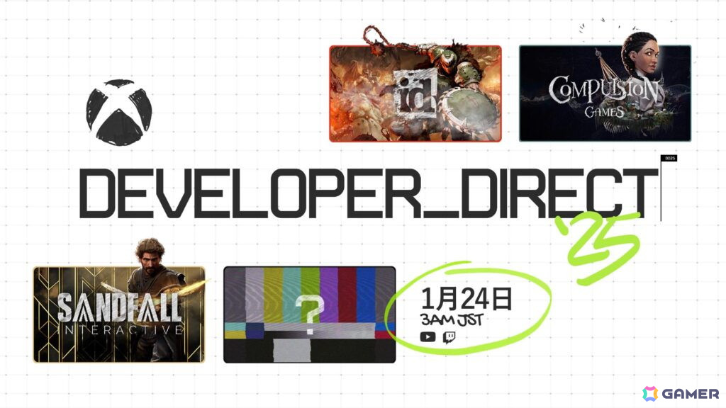 Xbox/PC向けの新作タイトル情報を届ける「Developer_Direct」が1月24日に配信！「South of Midnight」「DOOM: The Dark Ages」などがラインナップの画像