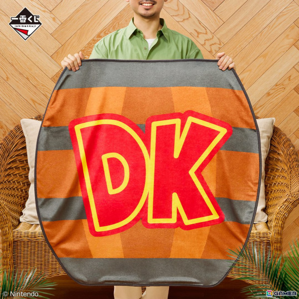 「ドンキーコング」が一番くじに初登場！バナナぬいぐるみや“DKバレル”モチーフのブランケットなどがラインナップの画像3