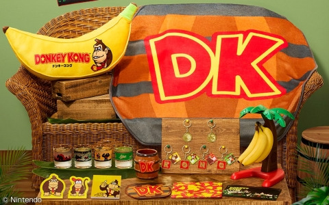 「ドンキーコング」が一番くじに初登場！バナナぬいぐるみや“DKバレル”モチーフのブランケットなどがラインナップ