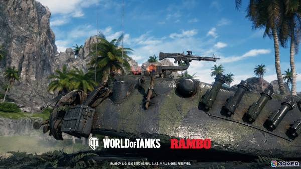 「World of Tanks」で映画「ランボー」3部作とのコラボが1月16日より開催！バトルパス報酬にはジョン・ランボーやランボー仕様の重戦車が登場の画像5