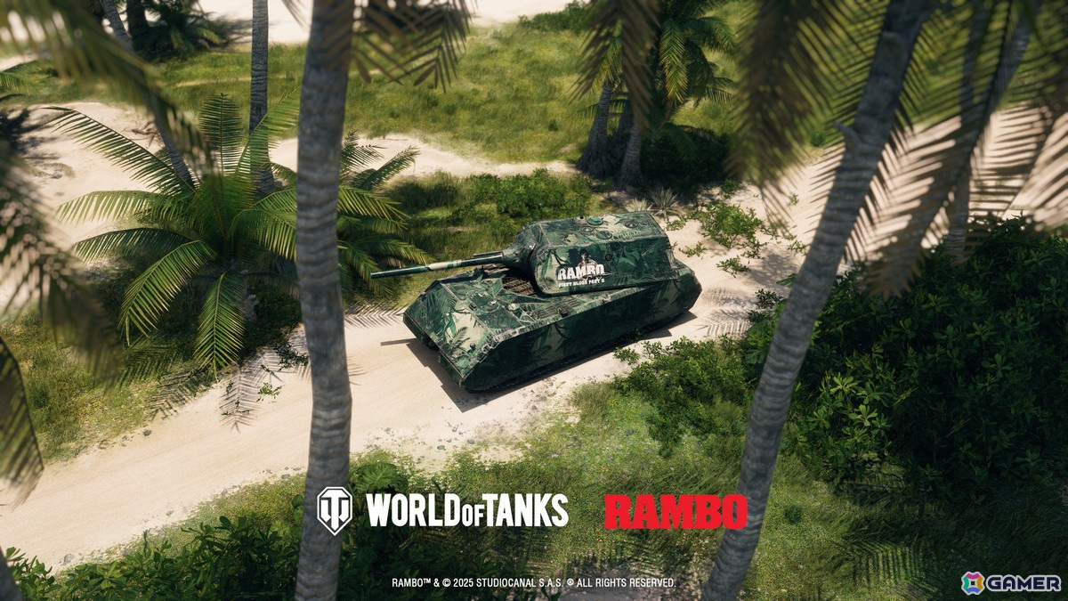 「World of Tanks」で映画「ランボー」3部作とのコラボが1月16日より開催！バトルパス報酬にはジョン・ランボーやランボー仕様の重戦車が登場の画像3