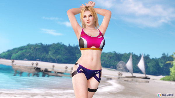 「DEAD OR ALIVE XVV」にれいか（CV：近藤玲奈）の新SSR水着「カット・ザ・ウインド」が登場！なつかしガチャが最大60連無料にの画像9