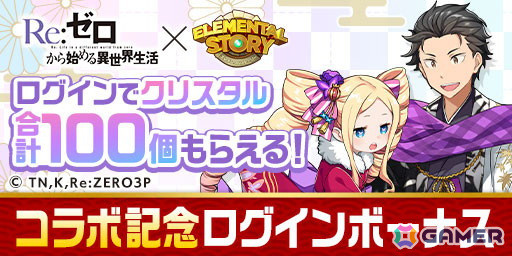 「エレスト」で「Re:ゼロから始める異世界生活」コラボキャンペーンが開催！コラボ召喚やペテルギウスが出るまで引き放題の無料10連ガチャなどを実施の画像2