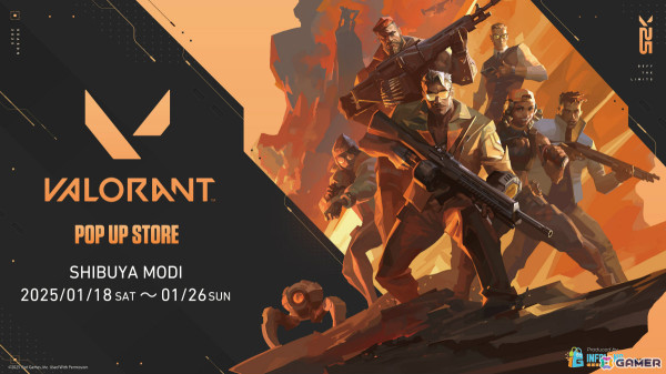 日本初の「VALORANT」ポップアップストアが1月18日より渋谷MODIで展開！海外公式グッズやユナイテッドアローズとのコラボグッズなどを販売の画像1