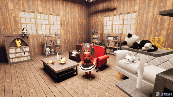 怪異を倒して猫の幸せな家を作り上げるハートフル＆ダークホラーゲーム「幽霊屋敷と猫の家」がSteamでリリース！の画像5