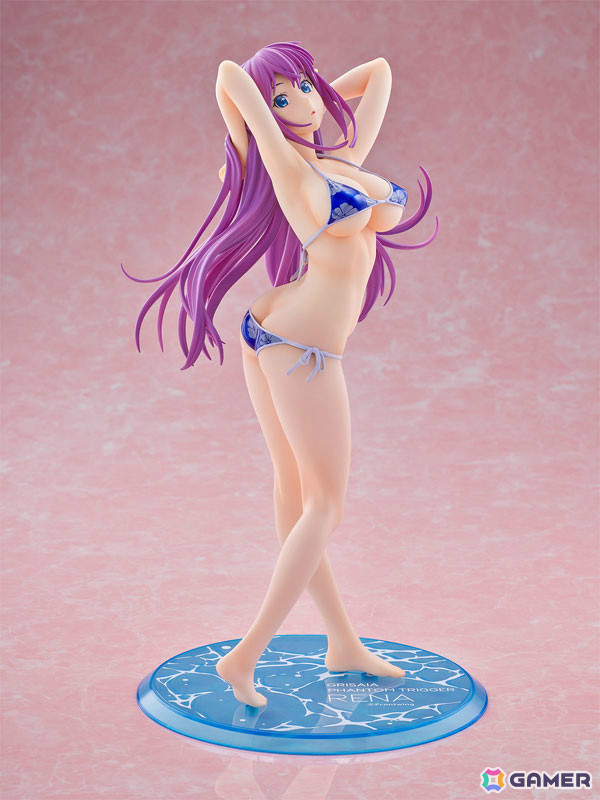 「グリザイア：ファントムトリガー」レナがメタリックブルーのビキニ姿で立体化！スタイル抜群のボディに注目の画像2